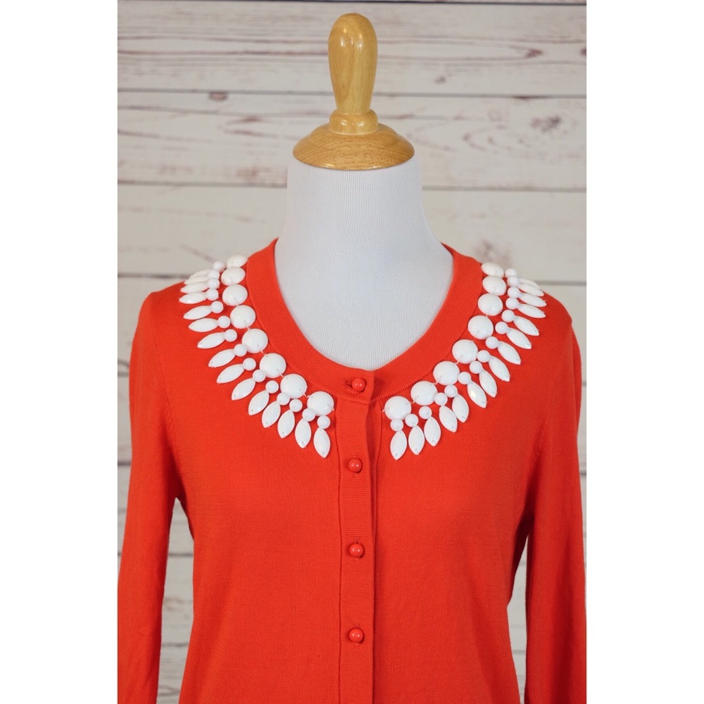 Kate Spade Embellished Button Cardigan Sz Small